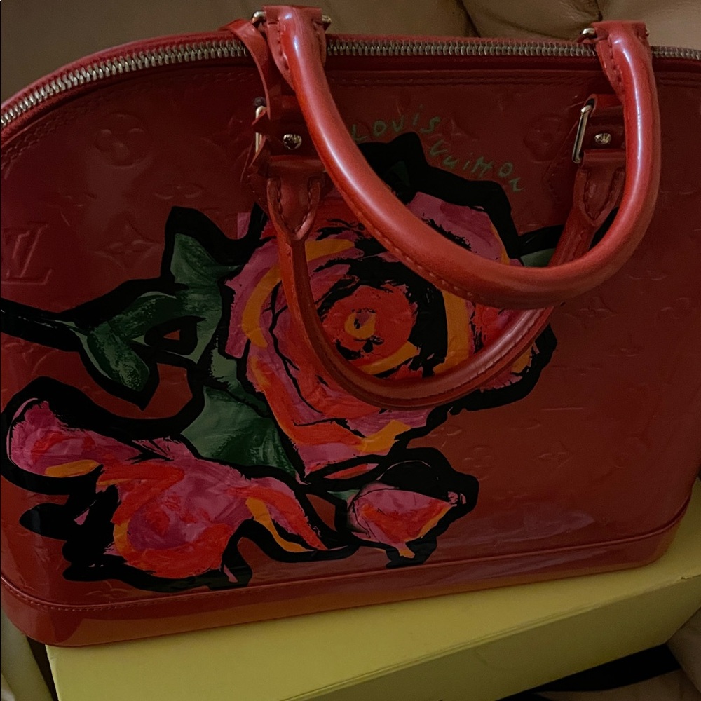 Louis Vuitton x Vernis Stephen Sprouse Alma GM Orange Sunset